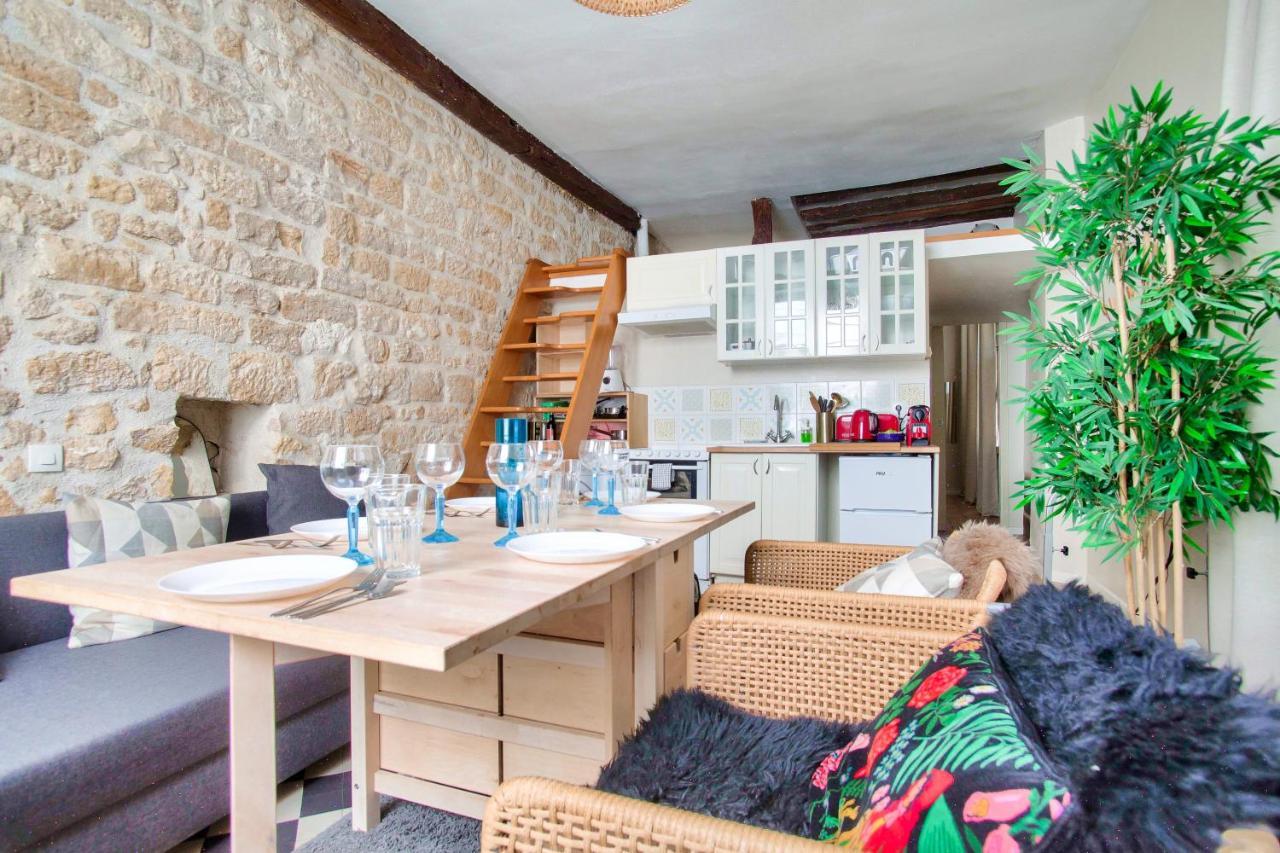 Cozy 1 Mezzanine & 1Bedroom Louvre Moulins Free Netflix Párizs Kültér fotó